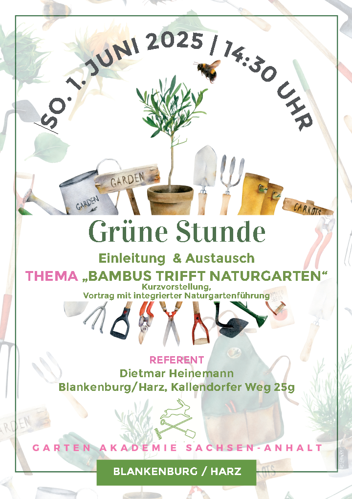 Grüne Stunde – 1. Juni